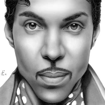 Prince kiss, musician cantante singer e altro pencil drawing